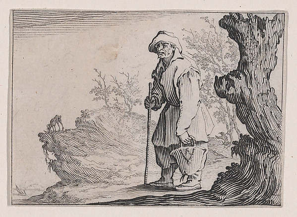 Le Paysan Portant son Sac (The Peasant Carrying his Sack), from Les Caprices Series A, The Florence Set