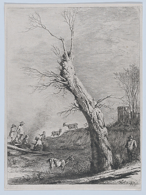 Winter, after a drawing completed in Saint-Chamond