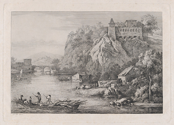 View of the Convent of the Barefooted Carmelites