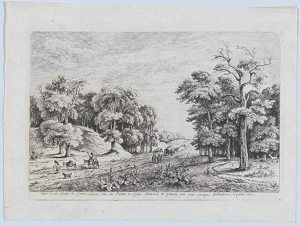 Entrance to the Forest of Fontainebleau