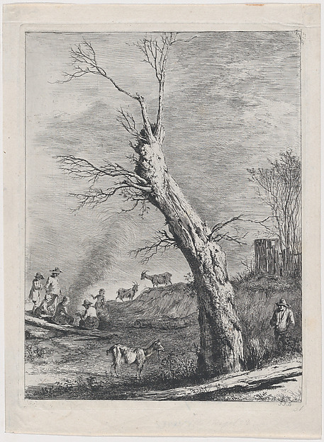 Winter, after a drawing completed in Saint-Chamond