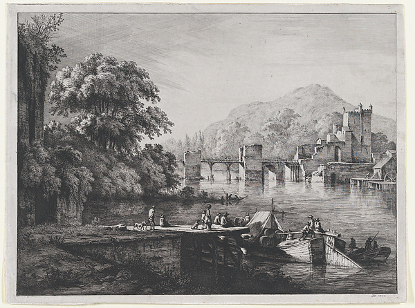 View of the Château de Sainte-Colombe in Dauphiné