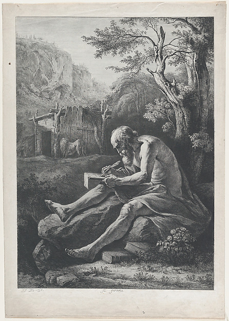 St. Jerome by Jean Jacques de Boissieu