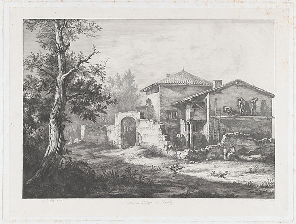 Entrance to the Village of Lentilly