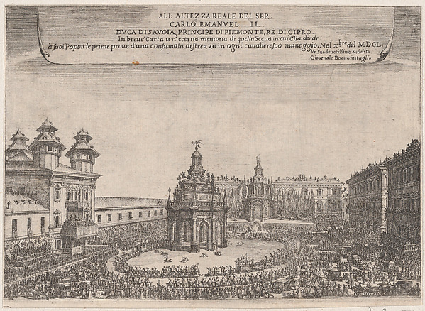 Festival in Turin, October 1650