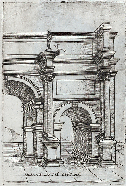 Tenplus Veneris, from a Series of Prints depicting (reconstructed) Buildings from Roman Antiquity