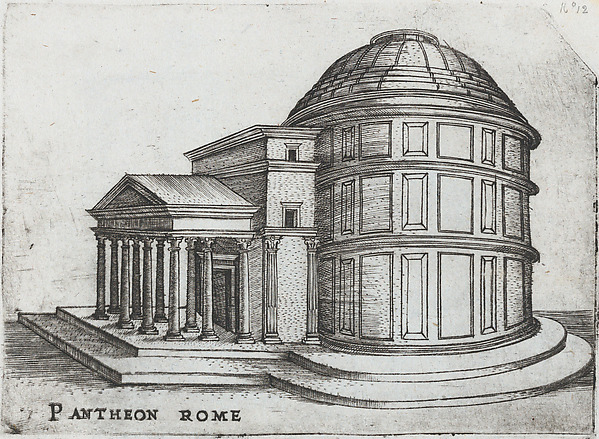 Arcus in Hispania, from a Series of Prints depicting (reconstructed) Buildings from Roman Antiquity