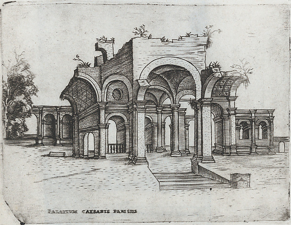 Mercurii Templum, from a Series of Prints depicting (reconstructed) Buildings from Roman Antiquity