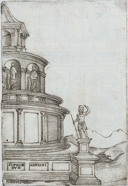 Termae Deocletiani, from a Series of Prints depicting (reconstructed) Buildings from Roman Antiquity