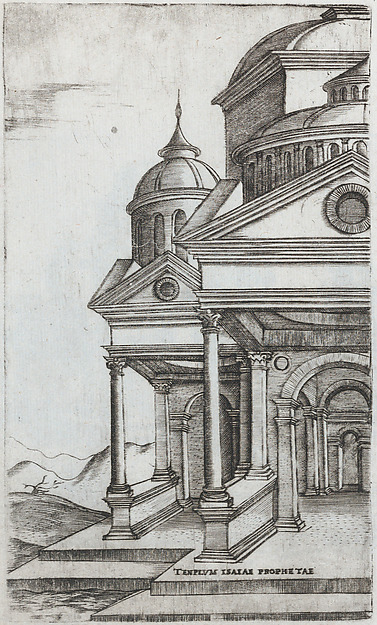 Templum Idor Egito, from a Series of Prints depicting (reconstructed) Buildings from Roman Antiquity