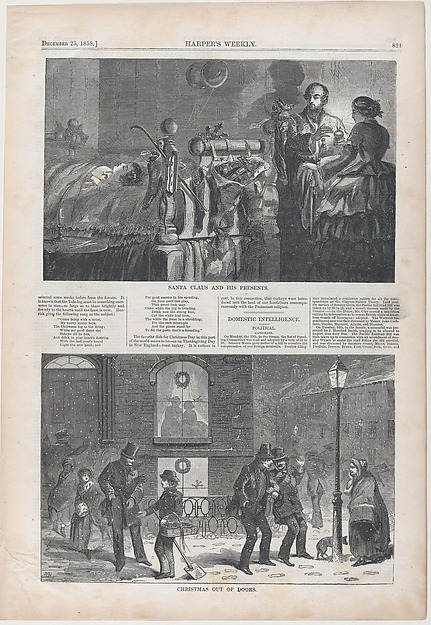 Christmas Out of Doors (from "Harper's Weekly," Vol. II)