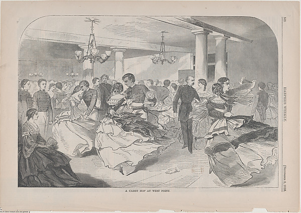 A Cadet Hop at West Point (from "Harper's Weekly," Vol. III)