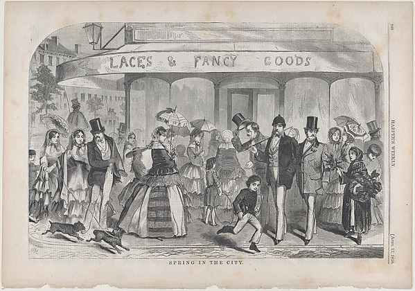 Spring in the City (from "Harper's Weekly," Vol. II)