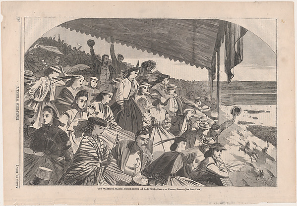 Our Watering Places – Horse Racing at Saratoga (from "Harper's Weekly," Vol. IX)