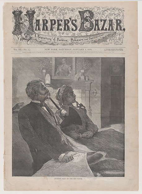 Another Year by the Old Clock (from "Harper's Bazar," Vol. III)