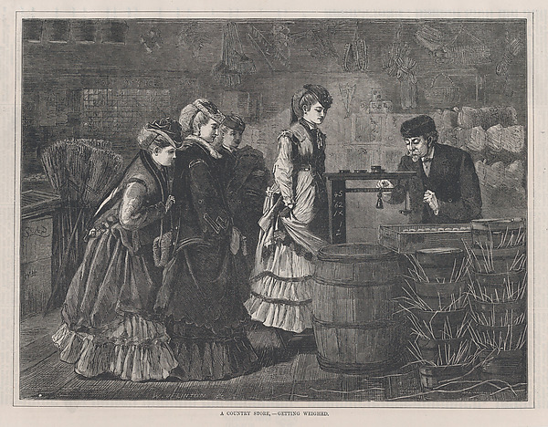 Winslow Homer, A Country Store — Getting Weighed, 1871 — American small-town commerce