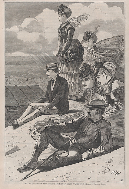 The Coolest Spot in New England – Summit of Mount Washington Homer (from "Harper's Bazar," Vol. III)
