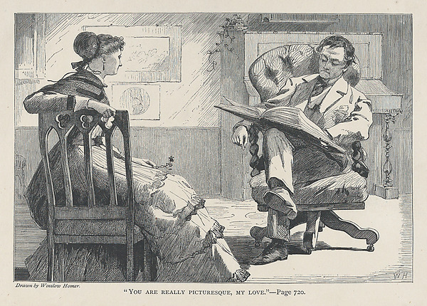 "You Are Really Picturesque, My Love" (The Galaxy, An Illustrated Magazine of Entertaining Reading, Vol. V)