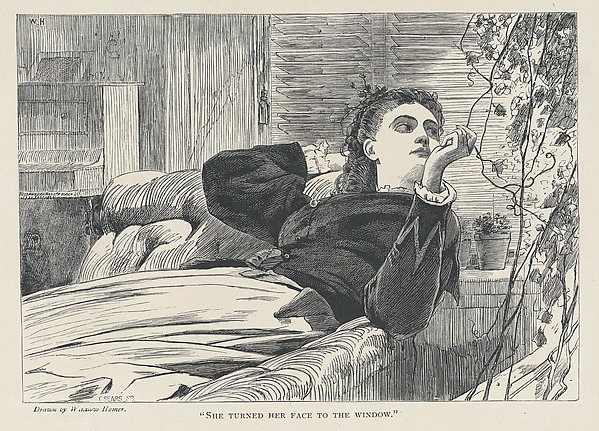 "She Turned her Face to the Window" (The Galaxy, An Illustrated Magazine of Entertaining Reading, Vol. V)