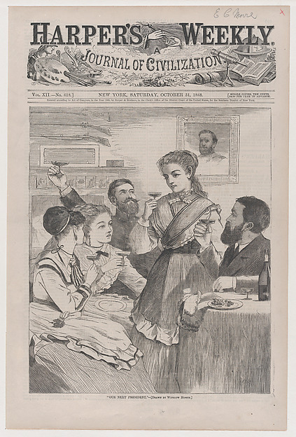 "Our Next President" (from "Harper's Weekly," Vol. XII)
