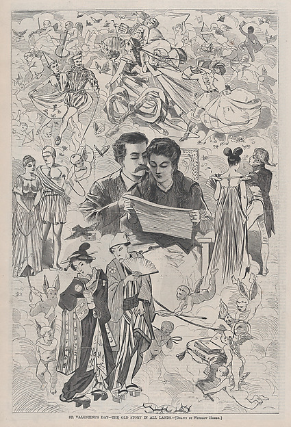 St. Valentine's Day – The Old Story in All Lands (from "Harper's Weekly," Vol. XII)