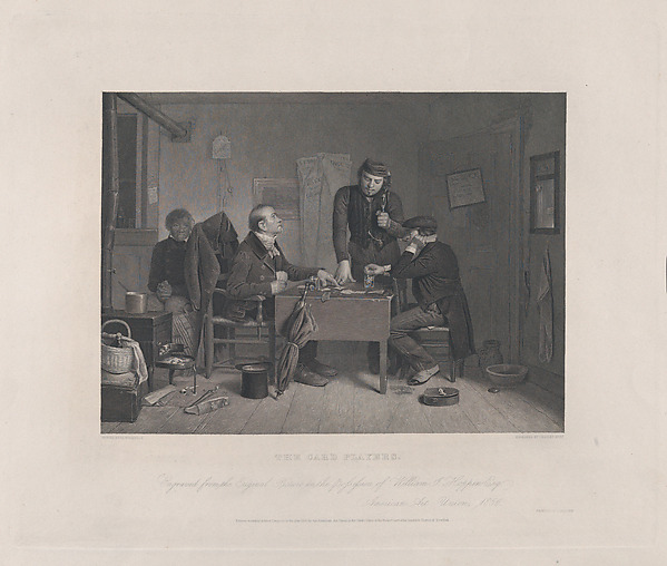 The Card Players by Charles Burt, The Metropolitan Museum of Art