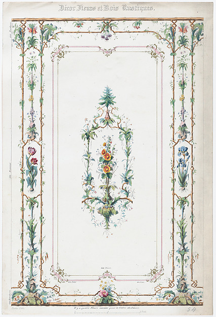Décor Fleurs et Bois Rustiques.