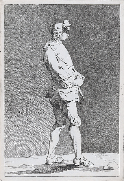 Jacques Saly (?), pl. VI from "Recueil de caricatures"