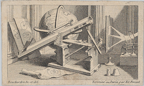 Globe with Mapping Instruments