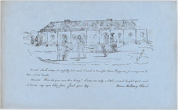 Scene at Poona Military School
