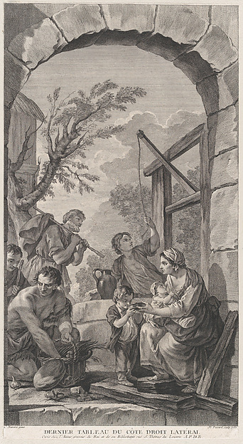 The Chapel of the Enfants-Trouvés in Paris: Groupe des bergers près d'un puits