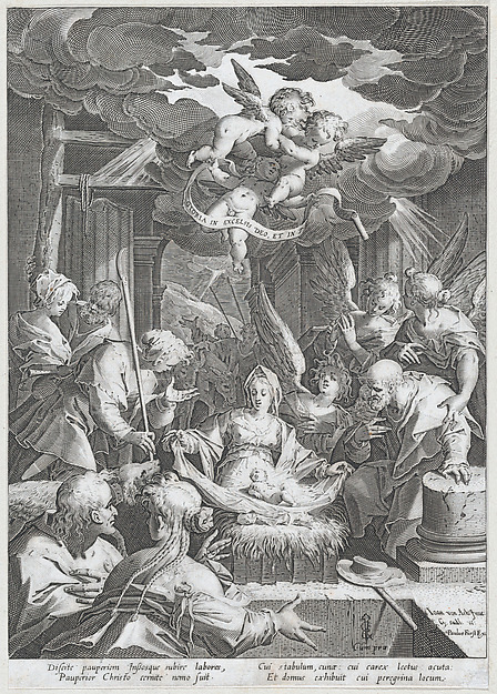 Nativity by Aegidius Sadeler II