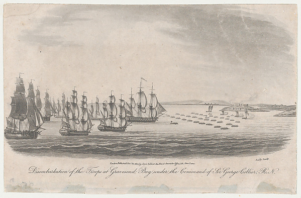 Disembarkation of the Troops at Gravesend Bay under the Command of General Collier, R.N. (August 22, 1776)