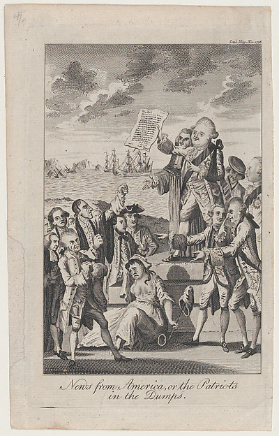 News from America, or the Patriots in the Dumps