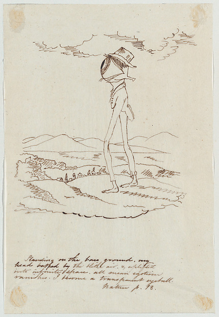 Standing on the Base Ground...I Become a Transparent Eyeball (Illustration for Ralph Waldo Emerson's "Nature")
