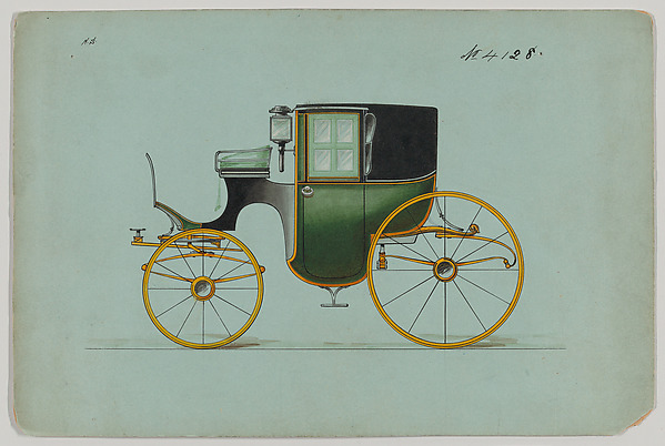 Design for Brougham, no. 4128