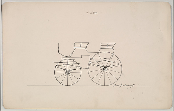 Design for 4 seat Phaeton, no top, no. 804