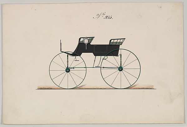Design for 4 seat Phaeton, no top, no. 955