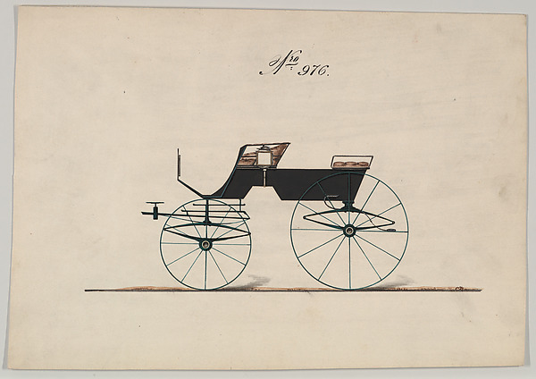 Design for 4 seat Phaeton, no top, no. 976