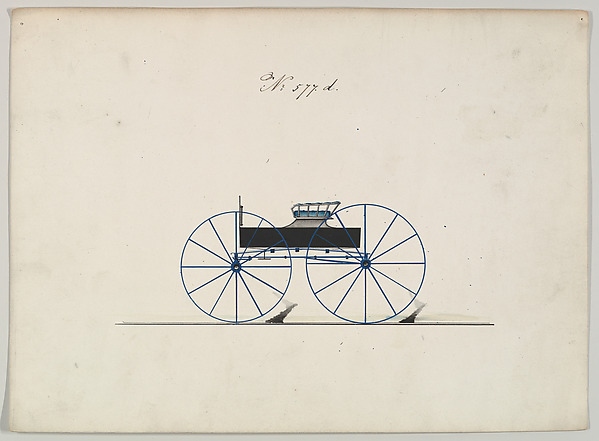 Design for Wagon, no. 577d by Brewster & Co., The Metropolitan Museum of Art