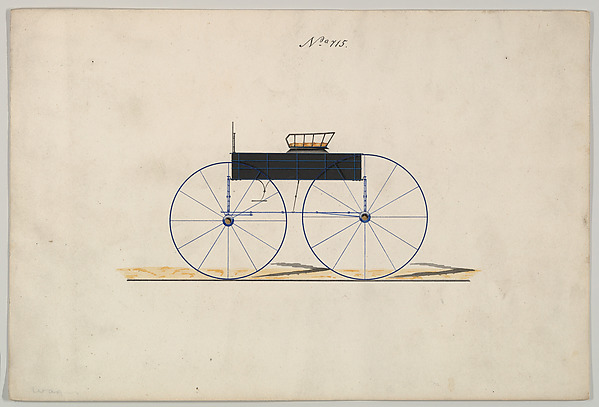 Design for Wagon, no. 715 by Brewster & Co., The Metropolitan Museum of Art