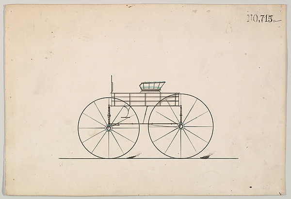 Design for Wagon, no. 715a by Brewster & Co., The Metropolitan Museum of Art
