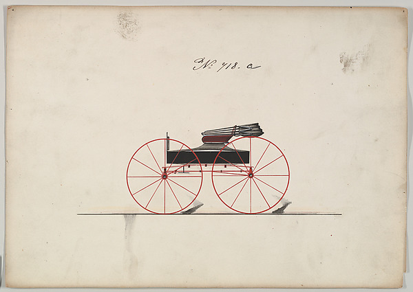 Design for Wagon, no. 718a by Brewster & Co., The Metropolitan Museum of Art