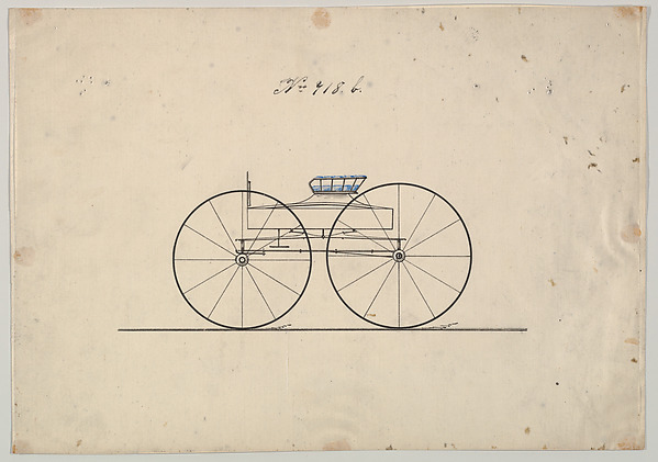 Design for Wagon, no. 718b by Brewster & Co., The Metropolitan Museum of Art