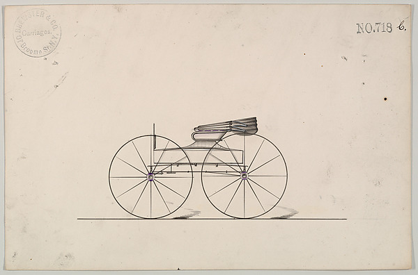 Design for Wagon, no. 718c by Brewster & Co., The Metropolitan Museum of Art