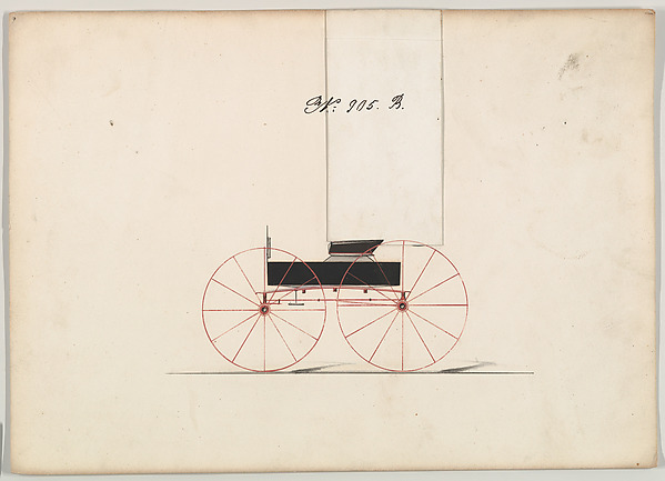 Design for Wagon, no. 905b by Brewster & Co., The Metropolitan Museum of Art