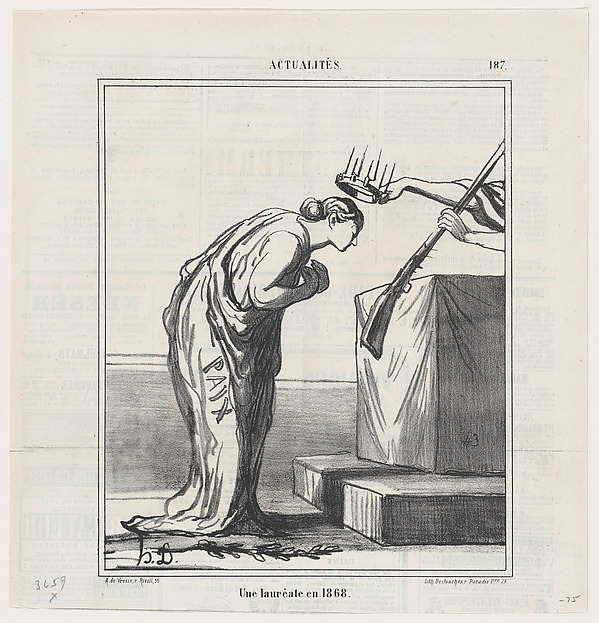 An award winner in 1868, from 'News of the day,' published in Le Charivari, September 1, 1868