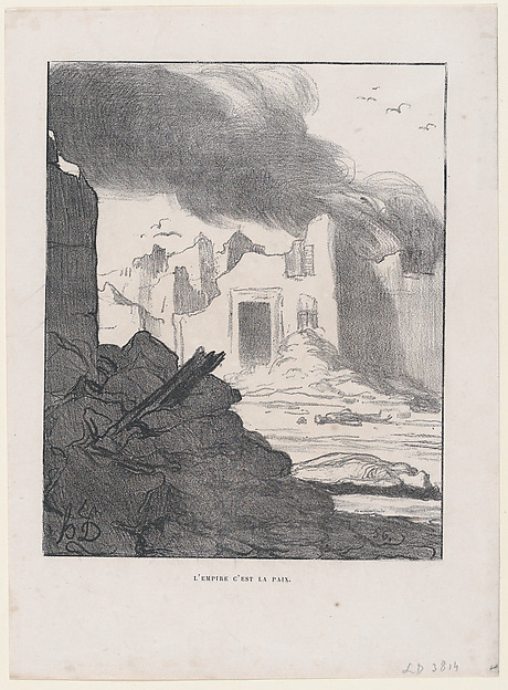 The Empire means Peace, from 'News of the day,' published in L'Album du Siège, 1870