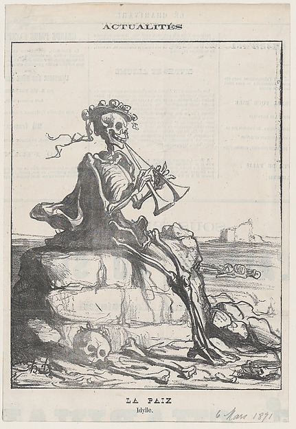 Peace, an idyll, from 'News of the day,' published in Le Charivari, March 6, 1871