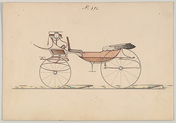 Design for Vis-à-vis/ Barouche, no. 392